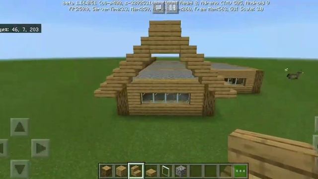 Строю большой деревянный дом!!! Майнкрафт. смотреть онлайн
