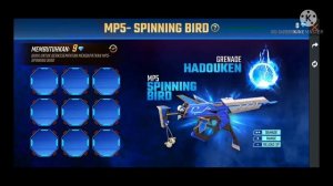 New MP5 skin / spinning bird / New event on free fire