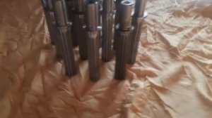 Тихоходный шлицевой вал для редуктора 2Ч 40