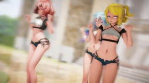 【ボーカロイド-VOCALOID】テト・ミク・リンでSISTAR(씨스타) - SHAKE IT【MMD】【4K】【カメラ配布-Camera DL】