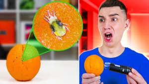 СМОТРЮ НА ВСЕ ПОД МИКРОСКОПОМ ЧЕЛЛЕНДЖ ! ЧАСТЬ 5