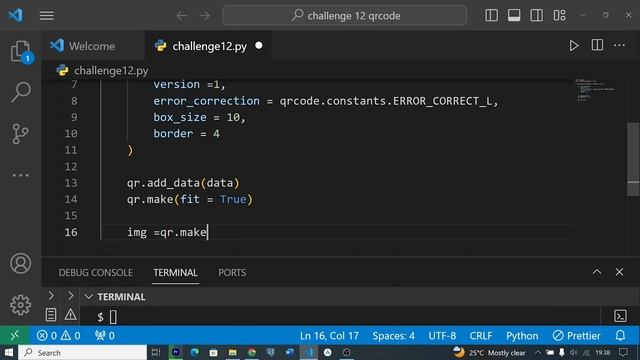 Generate and Display QR Codes in Python | Simple QR Code Generator Tutorial. Python challenge 13