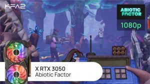 KFA2 X GeForce RTX 3050 Black | Abiotic Factor | 1080p (Full HD) разрешение