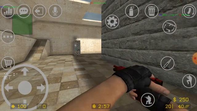 Играю в кс го на телефоне 😱 смотреть онлайн