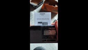 Unboxing Radio Portable XHDATA D-368