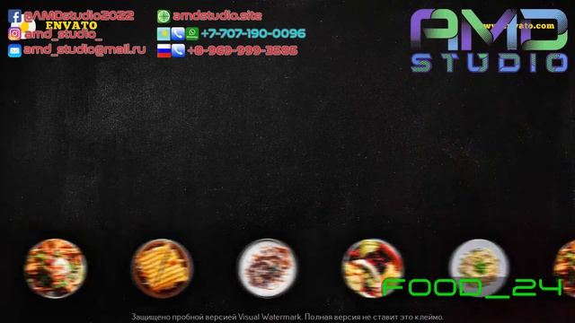 Заказать видеоролик для рекламы кафе или ресторана. Видео меню для кафе. (FOOD_24) смотреть онлайн