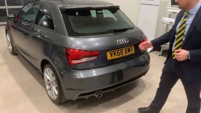 Edwards Motors 2018 Audi A1 1.0 TFSi S-Line Nav VK68 BWH смотреть онлайн