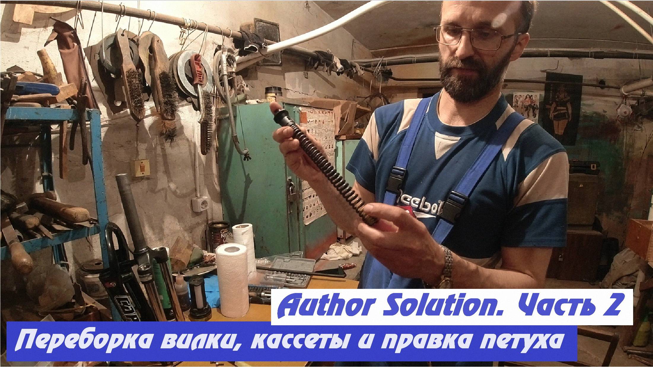 Author Solution. Часть 2. Переборка амо вилки RST Capa, заднего колеса и правка петуха.