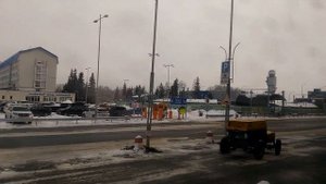уфимский аэропорт имени мустая карима. поездка 17 02 2024. за городом.поездка на 110  с