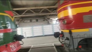 Музей железнодорожного транспорта в Киеве;)