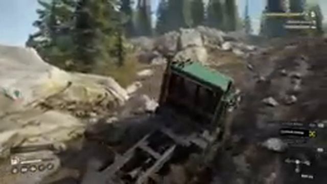 SnowRunner. Замес в Мичигане. Доставка запчастей. В первый заход фиаско. Повторный удался