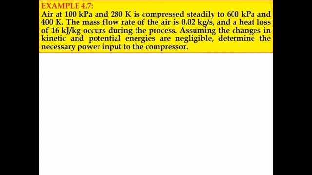 THERMO 1 : CHAP 04 FIRST LAW-OPEN SYSTEM PART 5 смотреть онлайн