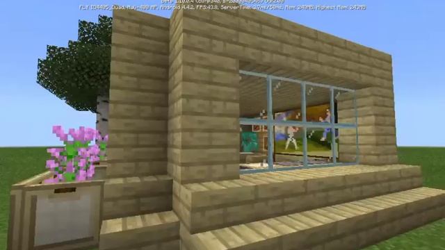 Как построить дом из белого дерева для выживания и для 2-ох смотреть онлайн