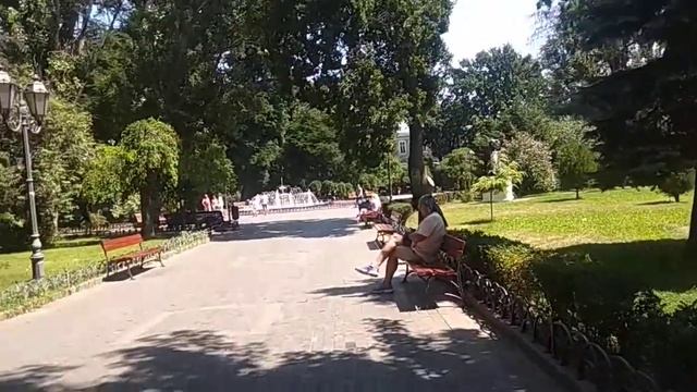 Прогулка по старой Одессе Одесский Пассаж Летний театр Греческая площадь Часть 3 смотреть онлайн