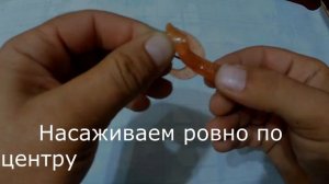 Как правильно насадить двойник на силиконовую приманку.