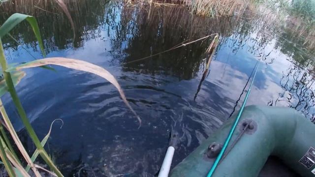 ловля карася с лодки