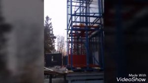 Монтаж, грузовой подъемник
