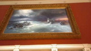 Музей Фаберже (панно и картина Айвазовского)