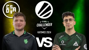 Falcons vs sAw Хайлайты ESL Challenger Katowice 2024 CS2