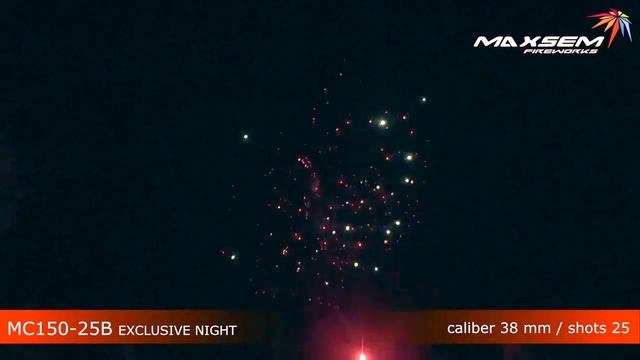 MC150-25B Exclusive Night от сети пиротехнических магазинов "Энергия Праздника" смотреть онлайн