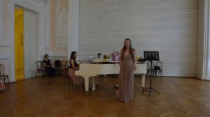 Дж. Верди «Песня Оскара» из оперы «Бал-маскарад», Анна Леонова, сопрано, выпускница РУТ (МИИТ)