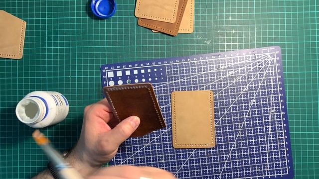 №25 КартХолдер на 5 карт \ Картхолдер из натуральной кожи ручной работы. Free Pattern