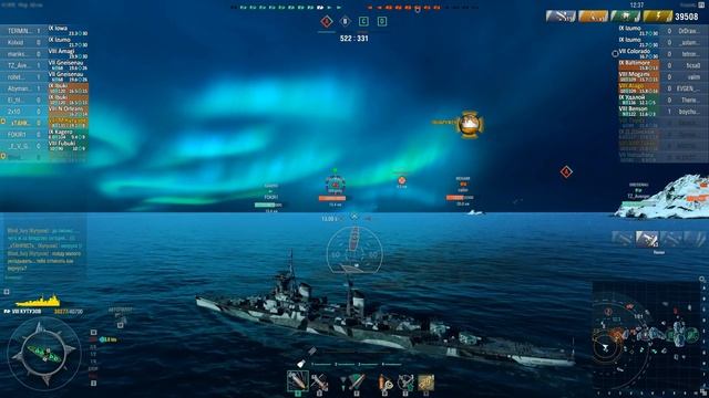 Легкий крейсера типа «Михаил Кутузов» СССР - 17 пожаров, 1 фраг смотреть онлайн