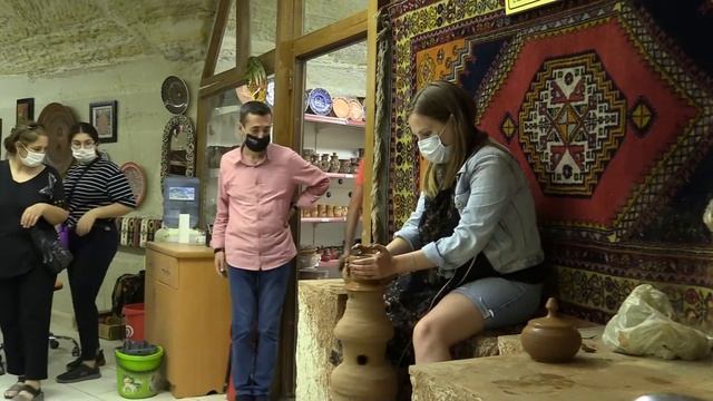 ПЕЩЕРНАЯ ГОНЧАРНАЯ МАСТЕРСКАЯ (Guray Museum. Güray Müze. Avanos. Turkey)