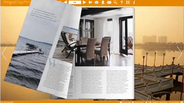 eFlip Standard -- present flipping pages by using flash and html5