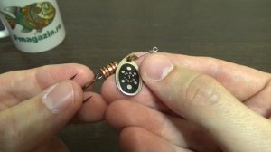 Видеообзор блесны ILBA Tondo black spots по заказу Fmagazin