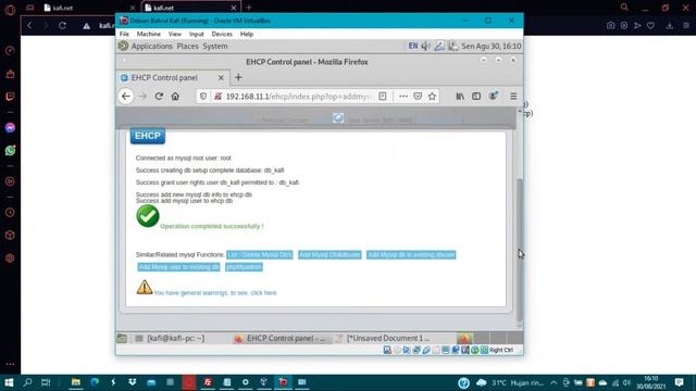Konfigurasi EHCP (Konfigurasi Control Panel Hosting) Debian 10 ➖ASJ смотреть онлайн