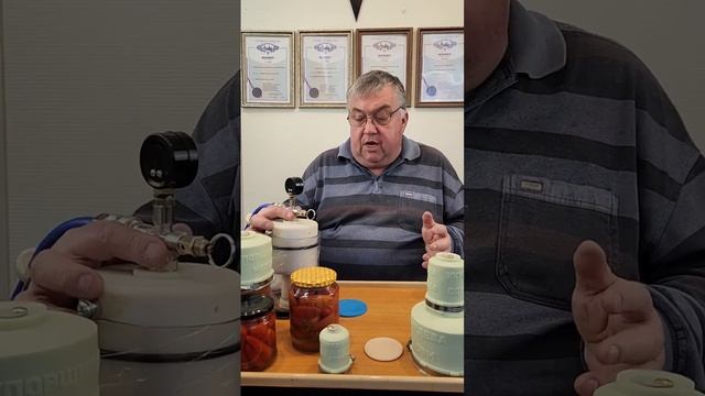 Вакуумный укупорщик Медведева серии "Профи"