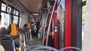 Прага, короткая экскурсия на трамвае, вдоль Влтавы.