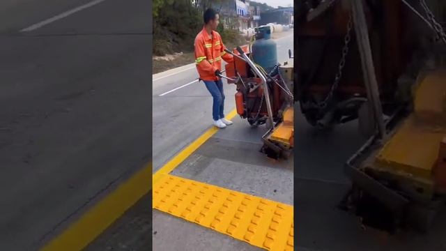 Работа по разметке дороги урок! смотреть онлайн