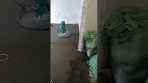 финишная затирка полусухой стяжки