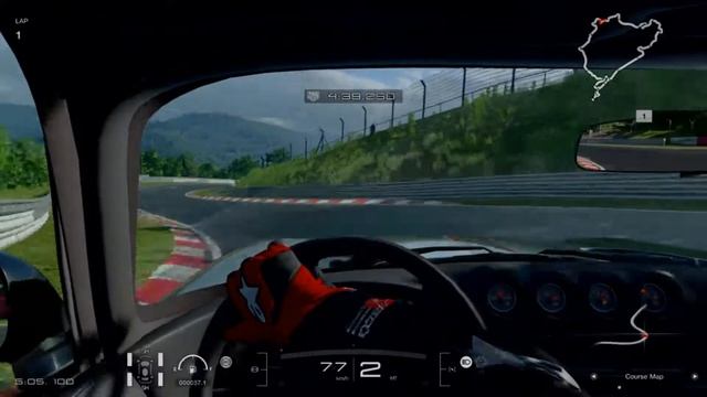 GT Sport (Time Trial - On-board) - 2002 Dodge Viper GTS - Nurburgring 24h смотреть онлайн