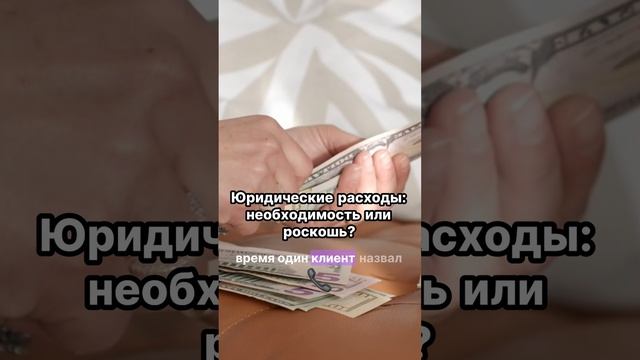 Юридические расходы: нужна ли нам эта роскошь?