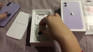 Распаковка Iphone 11 (асмр)// Unpaking Iphone 11 purple (asmr)