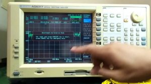 Ando AQ6317 Optical Spectrum Analyzer OSA (TE-87)