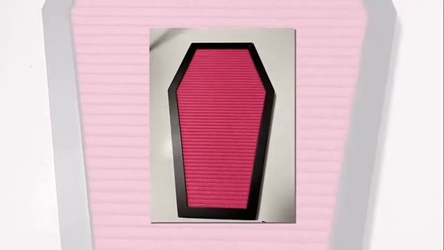 Nomnu Black Felt Coffin Letter Board Review | Cutest Halloween Decors смотреть онлайн