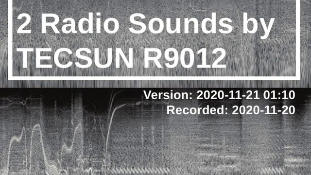 Random Mixture of 2 Radio Sounds by TECSUN R9012 [2020-11-21 01:10] смотреть онлайн