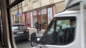 Ride on the Prague tram. Czech/Поездка на Пражском трамвае. Чехия