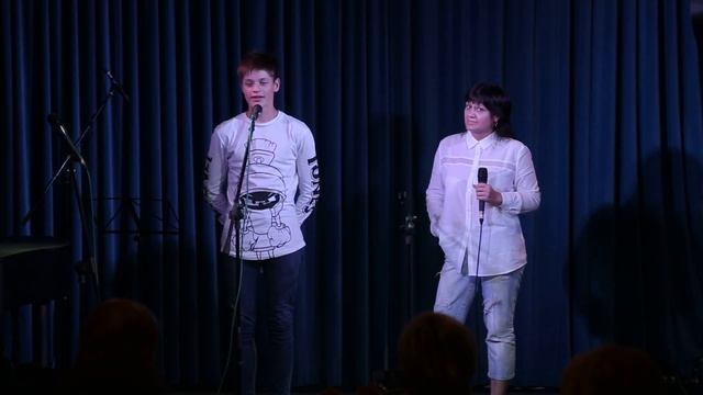 Поэтическое кабаре - Детские стихи - Марина Вяземская и Тимофей смотреть онлайн