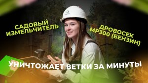 Он уничтожает ветки за минуты: садовый измельчитель «Дровосек» МР300 на бензиновом двигатеkt