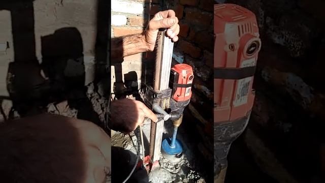 How to hole in concrete AIRCONDITIONER hole Diamond core bit drilling 5 concrete Sami cooling
