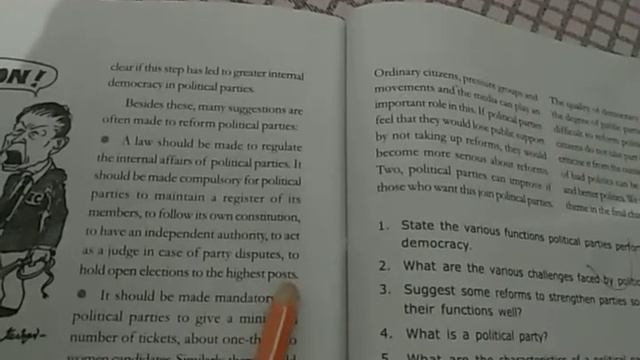 Class 10 (lesson -political parties)