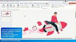 Перекрашивание векторных иллюстраций за пару кликов с помощью Slider AI в PowerPoint
