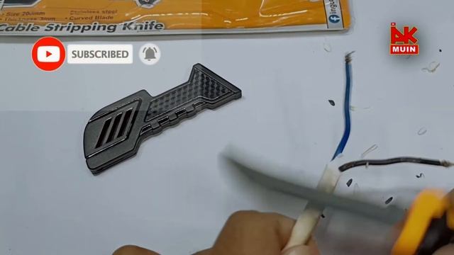 Cable Stripping Knife INGCO HPK82001Curved 8" Pisau Pengupas Kabel Listrik смотреть онлайн