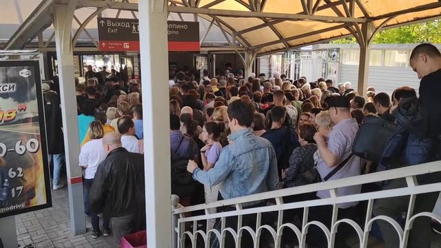 Комфортный общественный транспорт Петербурга 21 века. Выходим на станции Колпино.