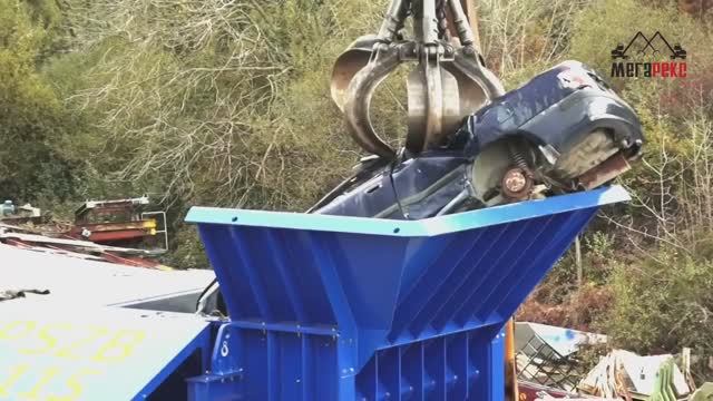 Прешредер для переработки автомобилей и металлолома